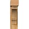 Ekena Millwork Balboa Block Rough Sawn Bracket w/ Offset Brace, Western Red Cedar, 6"W x 18"D x 22"H BKT0604X18X22BOA05RWR - alternate 3